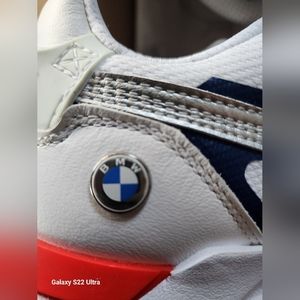 NEW IN BOX BMW FORMULA ONE COLLABORATION ATHLETIC SHOES RED, WHIT, BLUE